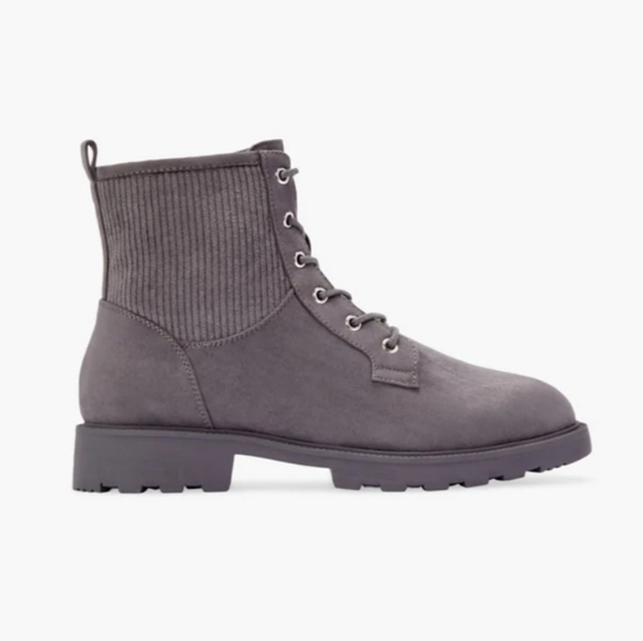Demi Knit Lug Sole Combat Boot MSRP $56.95 - Picture 2 of 9